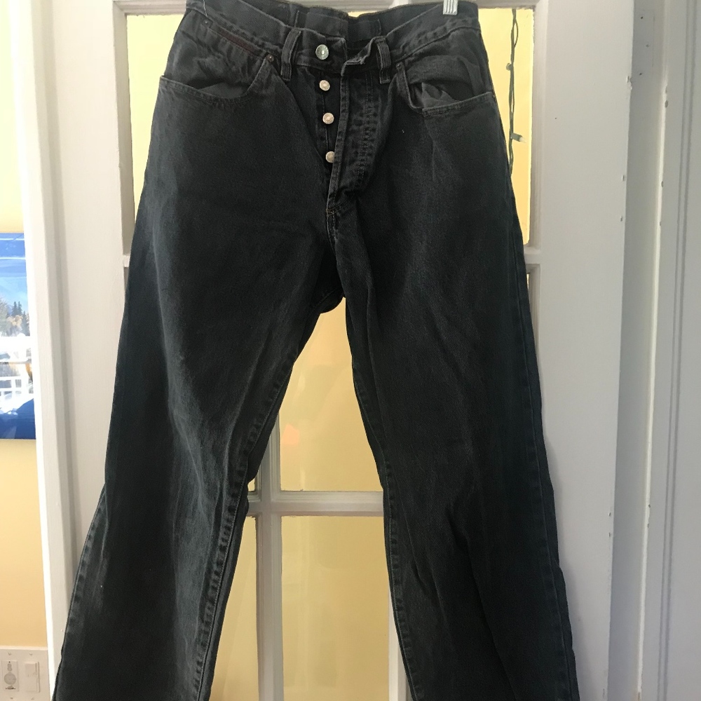 Vintage high waisted black mom jeans